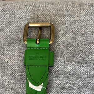 Green Leather women’s Belt